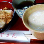 Setsugekka - 雪月花　甘酒、くず餅