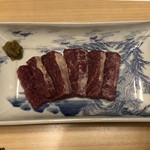 旬菜 おぐら家 - 馬肉の燻製