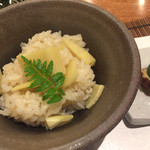 割旬 葉隠 - 竹の子の炊き込みご飯