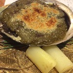 割旬 葉隠 - あわびステーキ肝ソース