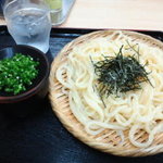 手打うどん くうかい - くうかい●ざるうどん(ひやひや・中)
