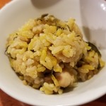麺屋 六感堂 - 高菜の炊き込みご飯