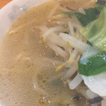 青竹手打ちらーめん 夢現 - タンメン  アップ