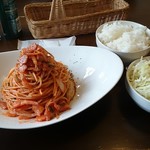 来夢来人 - ナポリタン（サラダ付）ライスは別注文