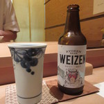 江戸前鮨 二鶴 - 八海山ビール 900円(税別)