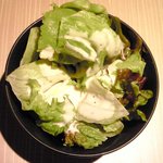 松尾ジンギスカン - ラムジンギスカン丼セット(200g) 1050円 のサラダ