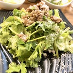 Toukyou Mi-To Sakaba - 肉味噌とパクチーのサラダ