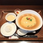 中国料理 桂花 - 天津飯ランチ１０００円 ご飯大盛り２００円