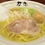 ラーメン 力丸 - 煮玉子ラーメン（塩）780円 + チャーハン（単品ハーフサイズ）190円セット ＝ 970円（以下 税別）　　　　　　2019.03.25