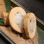 津の守坂 小柴 - 筍のお寿司