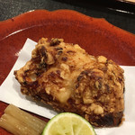 津の守坂 小柴 - 河豚の唐揚げ