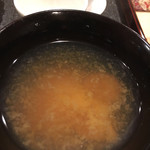 津の守坂 小柴 - 味噌汁