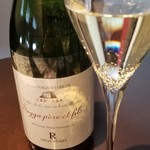 日本料理 TOBIUME - お酒①ソガペールエフィス　スパークリングワイン　R 2013(長野)