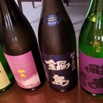 日本料理 TOBIUME - 鍋島　揃い踏み
      ③鍋島 純米吟醸　隠し酒　裏鍋島(佐賀)
      ④鍋島 純米大吟醸　きたしずく(佐賀)
      ⑤鍋島　Blossoms Moon　純米吟醸(佐賀)
      ⑥鍋島 特別純米酒生原酒(佐賀)