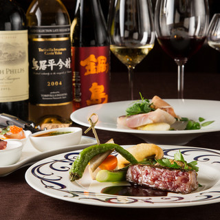 季節の食材を使用。ワンランク上のお食事をお楽しみください