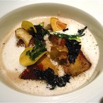 レストラン バカール - シャテーニュ栗のブルーテ フォアグラ