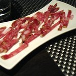 レストラン バカール - チンタセネーゼの生サラミ