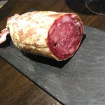 レストラン バカール - 生サラミ断面