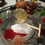 レストラン バカール - 朝もやの中の栗拾いをイメージしたデザート