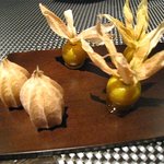 レストラン バカール - ほおずきのキャラメリゼ