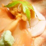 さかなのしっぽ - 赤貝＆ホタテミルフィーユ