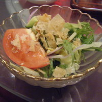 中国四川料理 桃花源 - ランチのサラダ
