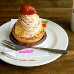 ドゥーブル・マロン - 料理写真:フランスモンブラン（400円）