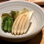 とり喜 - 箸休めのお新香