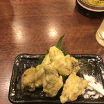 立ち呑み くにし - カキ天ぷら