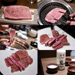 焼肉 大河 - 厚切りサーロインステーキ
