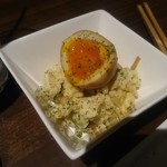 Tabataba - 薫製卵をのせたポテトサラダ 300円