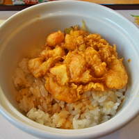 天婦羅ほり川 ホテルニューオータニ店 - 芝エビかき揚げ丼