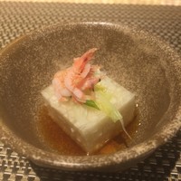 和み酒 仁 - お通し：山芋豆腐