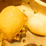 黄鶴 - ３月の美福ランチ　２０００円（税込）の小籠包２個のアップ【２０１８年３月】