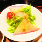 黄鶴 - ３月の美福ランチ　２０００円（税込）のサラダ【２０１８年３月】