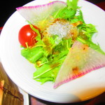 黄鶴 - ３月の美福ランチ　２０００円（税込）のサラダ【２０１８年３月】