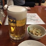 Benkei Miyota Ten - 生中とお通し