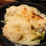 モンブラン - ビールセットおつまみ　エビとアボカドのチーズ焼き