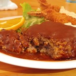 珈琲一族  - ハンバーグの断面