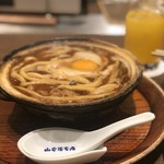 煮込うどん 山本屋本店 - 味噌煮込みうどん（1296円）