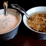 仁亭 - 仁亭風焼かつ(1700円)　ドレッシング