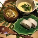 文次亭 - 赤穂の牡蠣の茶碗蒸し他