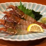 とつ - どろ海老の造り950円