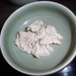 しゃぶ禅 - 　しゃぶしゃぶのスープで調理した岩中豚バラのしゃぶしゃぶ肉です。