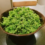 日本料理 晴山 - 今宵の花山椒　どこ産？か聞くのを失念