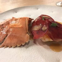 Fine bouche - 島根産のウチワ海老をバターとブランデーのソースで