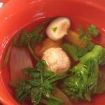うかい鳥山 - 春野菜汁