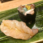 Sushi No Dambee - サービスの 海老味噌 軍艦 (((o(*ﾟ▽ﾟ*)o)))♡