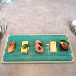 BIKiNi SIS - 和の器にピンチョス５種