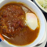 Matsuya - ﾃﾞﾐたまﾊﾝﾊﾞｰｸﾞ定食♨